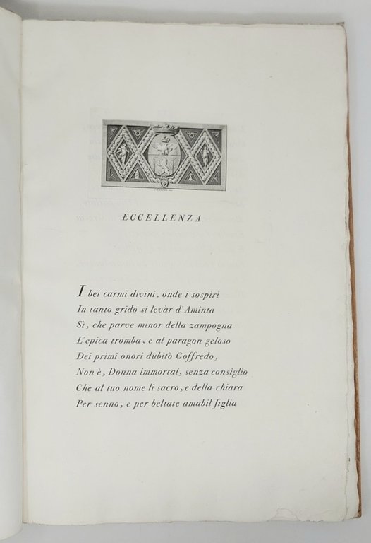 Aminta. Favola boschereccia ora alla sua vera lezione ridotta.
