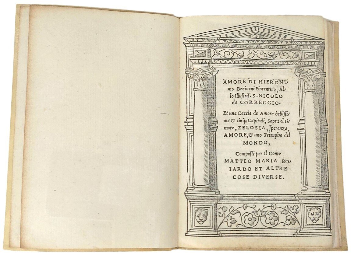Amore di Hieronimo Beniveni fiorentino, allo illustris. s. Nicolo da …