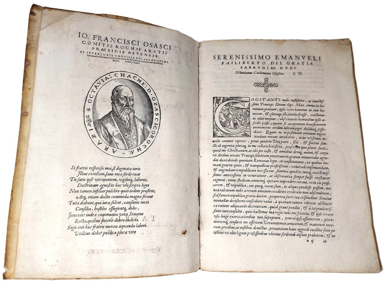 &amp;nbsp;Decisiones Sacri Senatus Pedemontani. Octaviano&amp;nbsp; Cacherano domino Osasci... in eodem … | Immagine principale