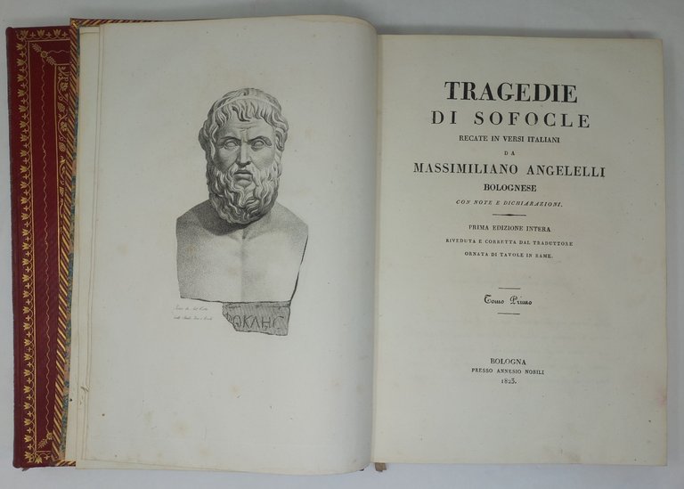 &amp;nbsp;Tragedie di Sofocle Recate in versi italiani da Massimiliano Angelelli … | Immagine Gallery 4