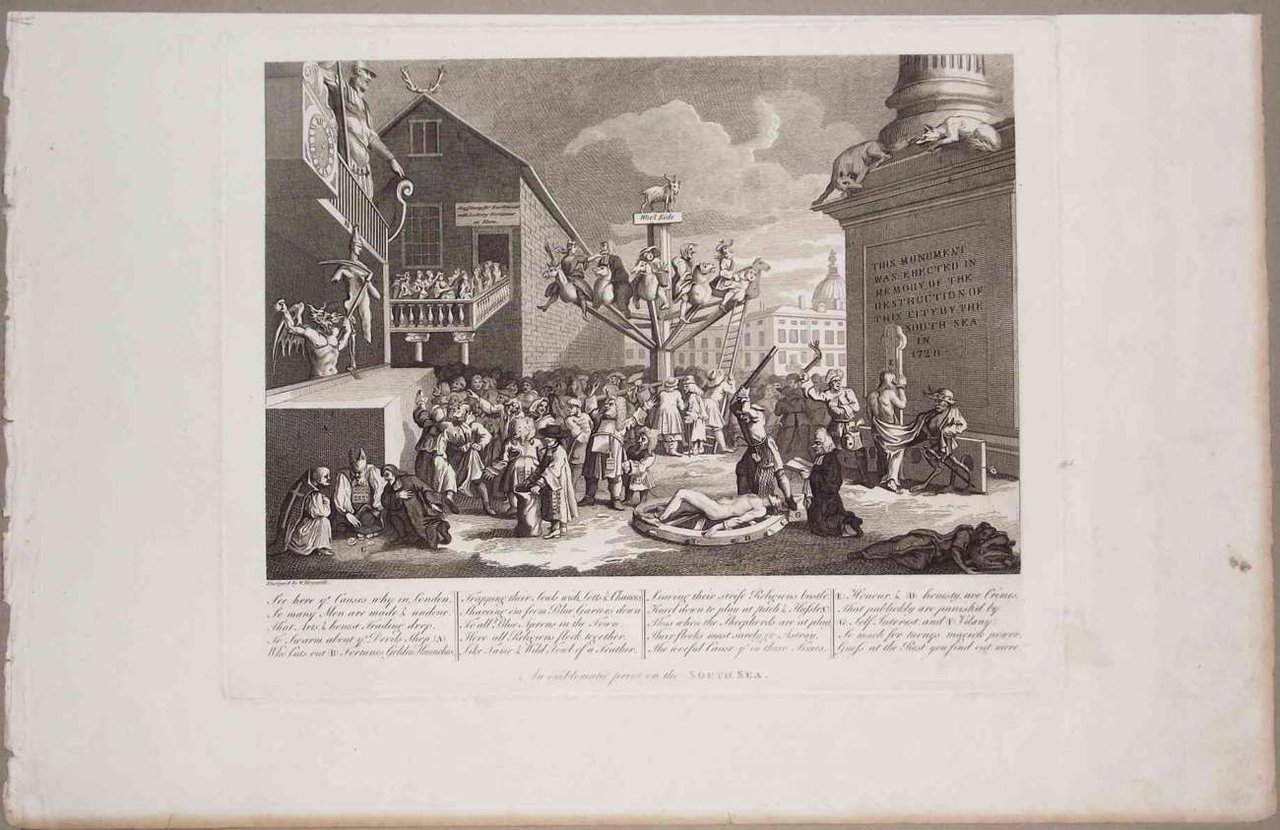 An Emblematic print on the South sea.