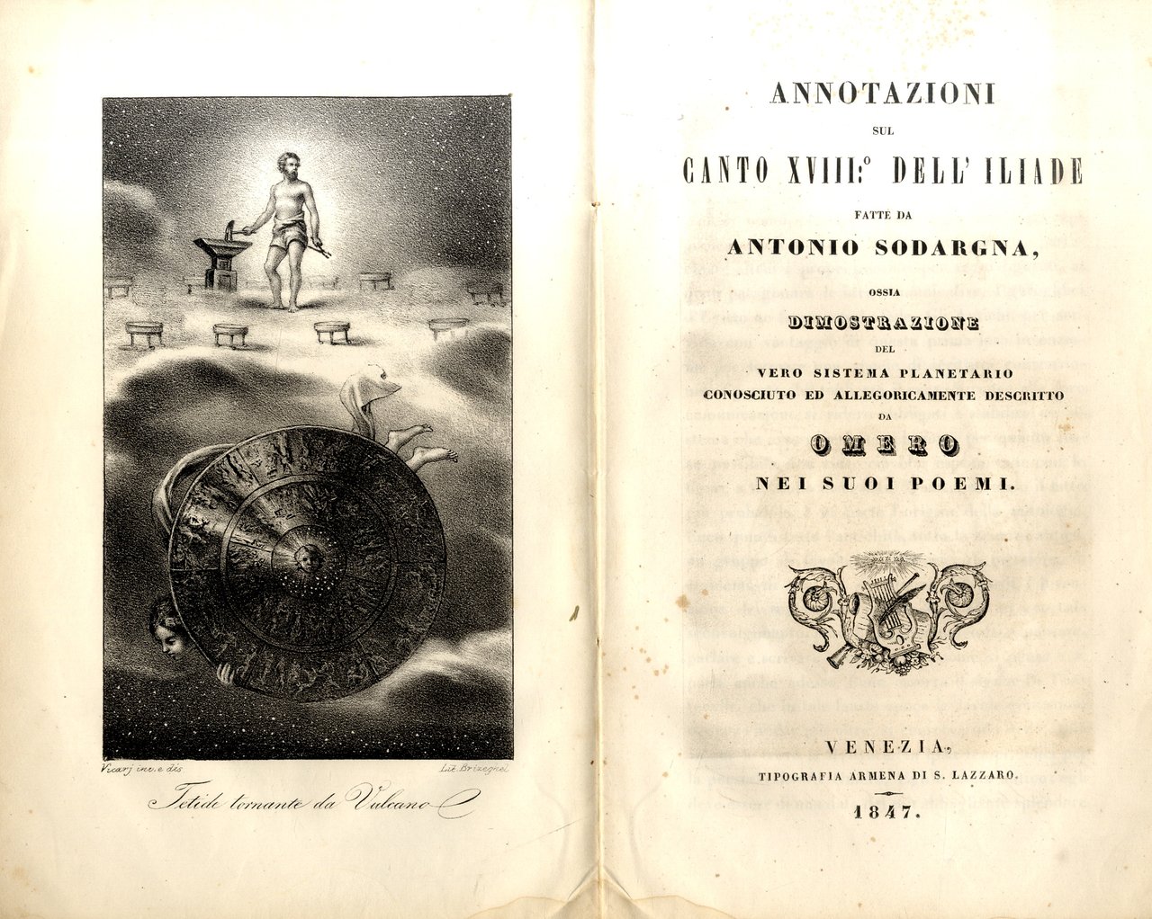 Annotazioni del canto XVIII dell'Iliade, ossia dimostrazione del vero sistema …