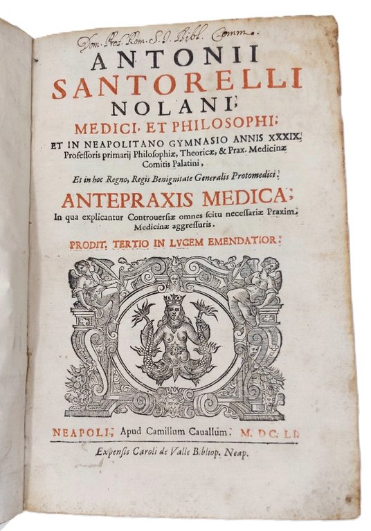 Antepraxis Medica; in qua explicantur controversiae omnes scitu necessariae praxim …