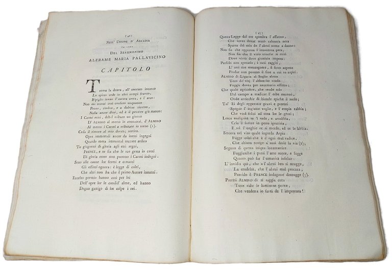 Applausi poetici della Colonia Ligustica al serenissimo Alerame Maria Pallavicini …