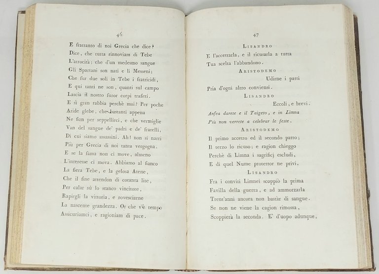 Aristodemo. Tragedia dell'abate V. Monti.