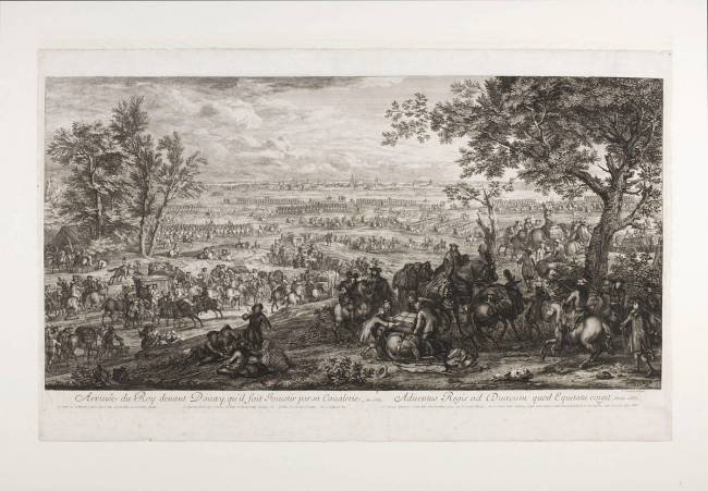 Arrivée du Roy devant Douay, qu'il fait investir par sa …