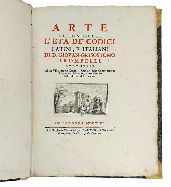Arte di conoscere l'et&amp;agrave; de' Codici latini, e italiani. | Immagine Gallery 2