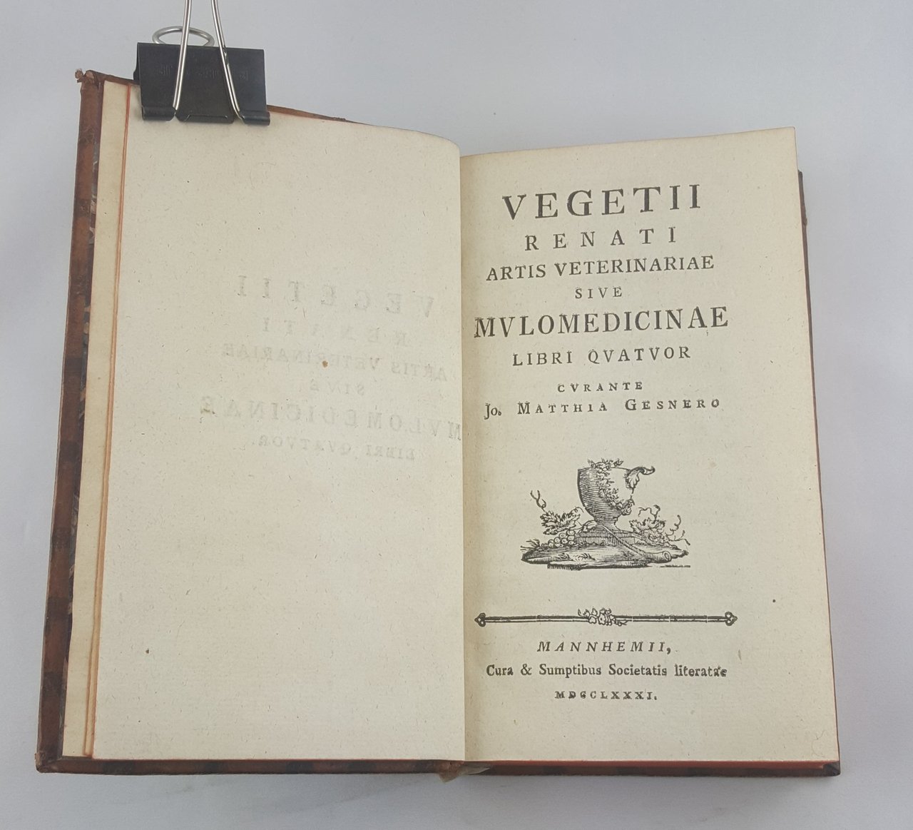 Artis veterinariae sive Mulomedicinae libri quatuor.