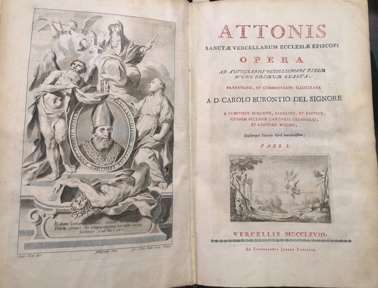 Attonis Sanctae Vercellarum Ecclesiae Episcopi Opera ad autographi Vercellensis fidem …