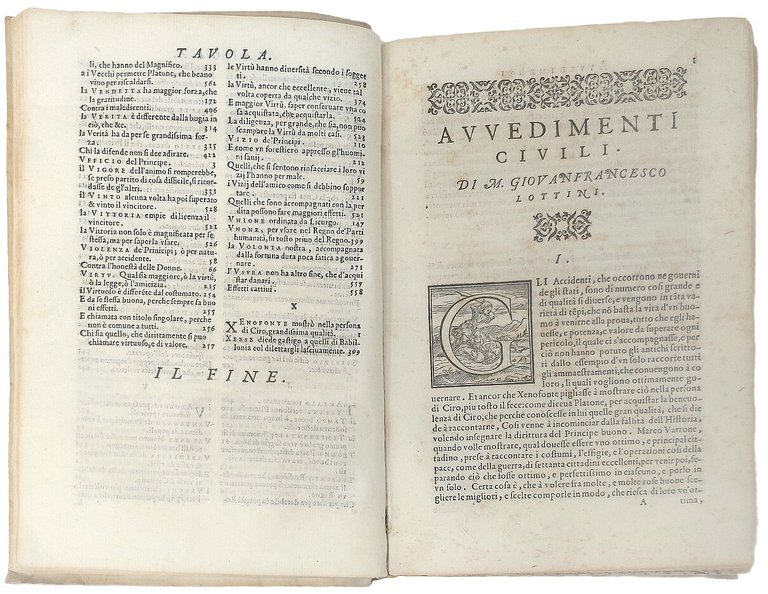 AVVEDIMENTI CIVILI. Al serenissimo D. Francesco Medici Gran Duca di …