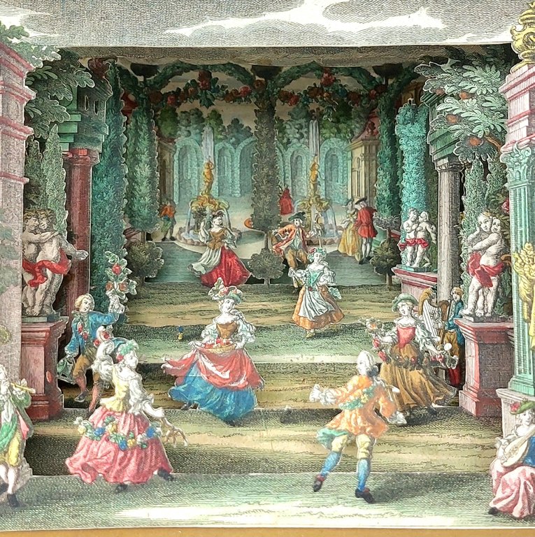 Ballo dei fiori con musicisti.