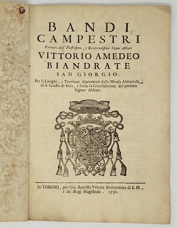 Bandi Campestri ... per i luoghi e territori dipendenti dalla …