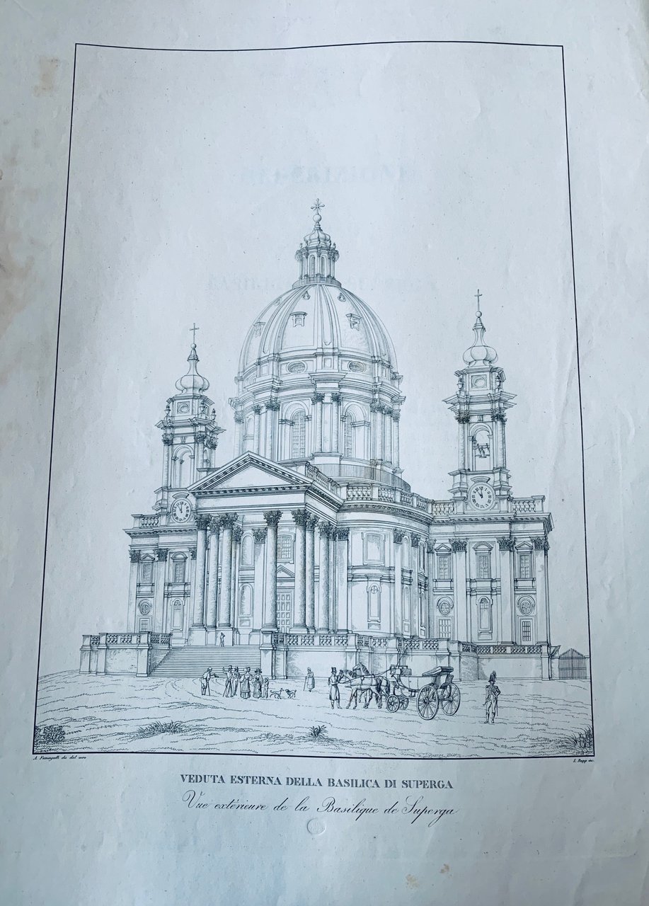 Basilica di Superga. Fascicolo XI della serie: ''Chiese princiapli d'Europa …