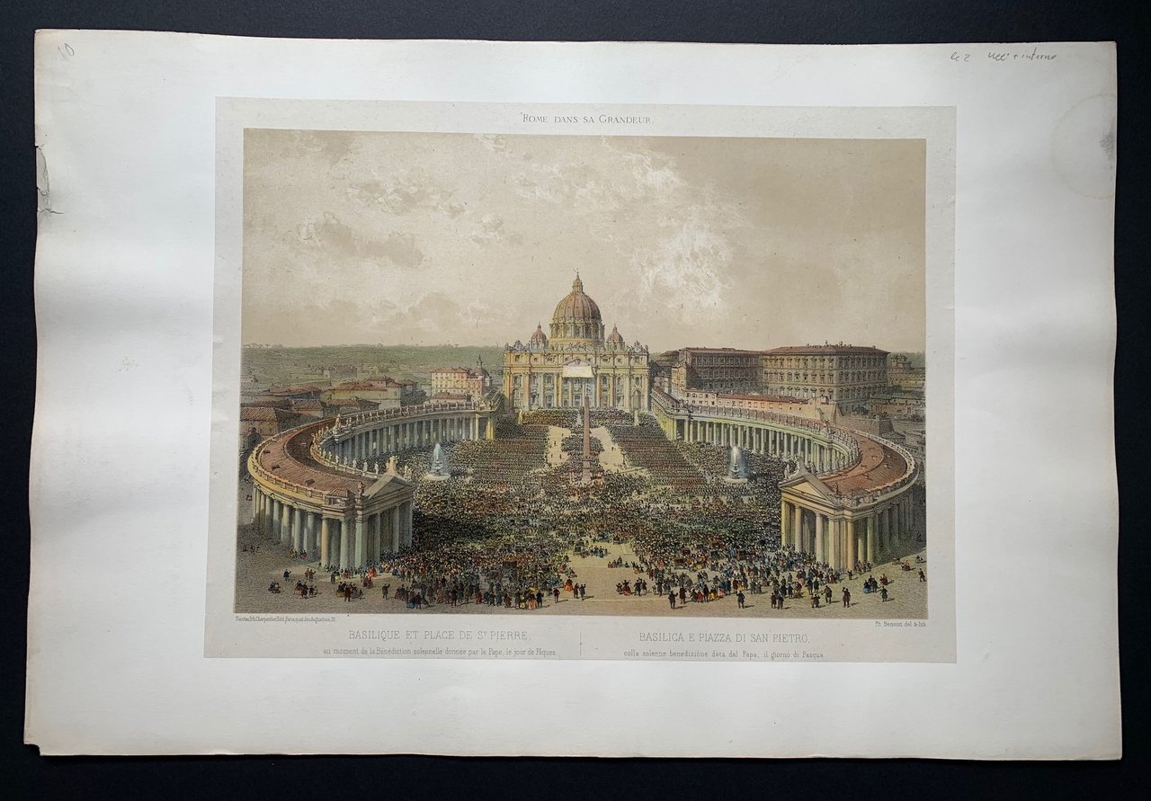 Basilique et Place de St. Pierre/Basilica e Piazza si San …