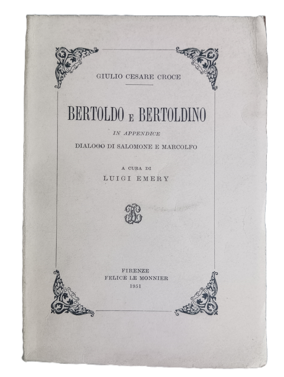 Bertoldo e Bertoldino. In appendice: Dialogo di Salomone e Marcolfo. | Immagine principale