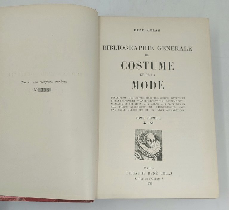 Bibliographie g&amp;eacute;n&amp;eacute;rale du Costume et de la Mode.&amp;nbsp;Description des suites, …