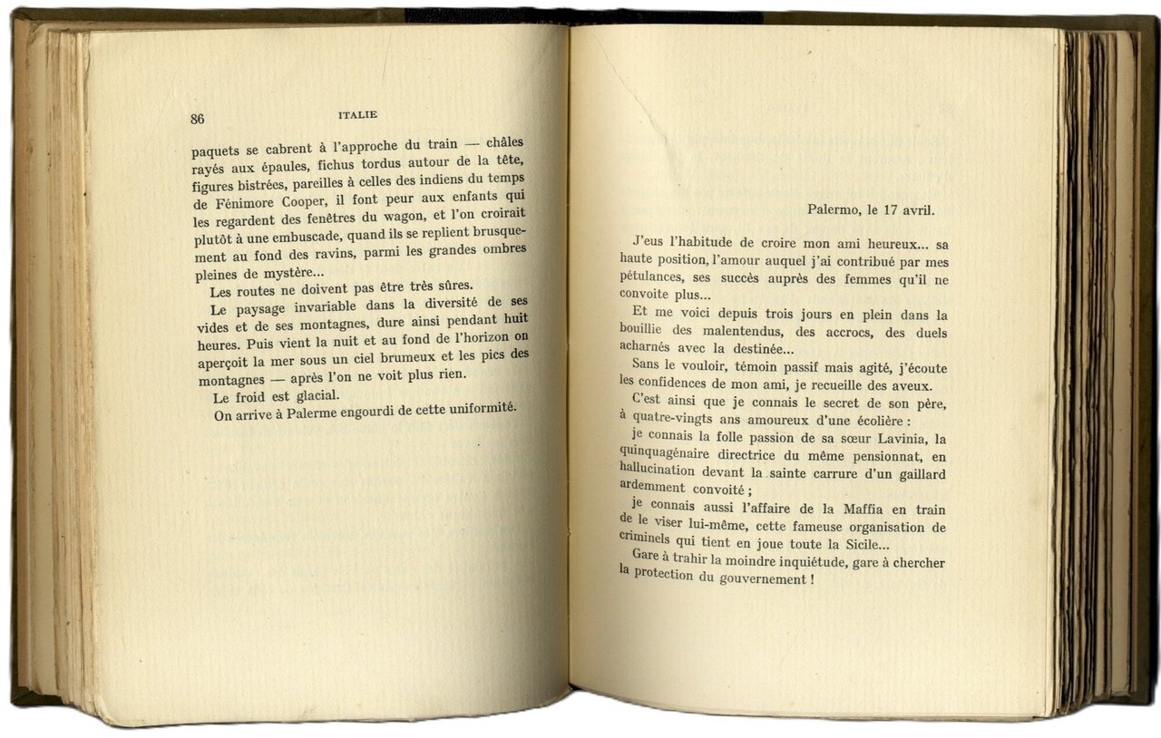 Billet circulaire N. 89 (Voyage en Italie).