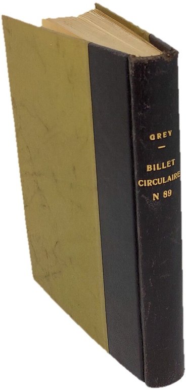 Billet circulaire N. 89 (Voyage en Italie).