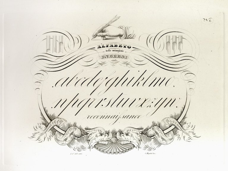 Calligrafia che comprende le norme principali per eseguire con facilita …