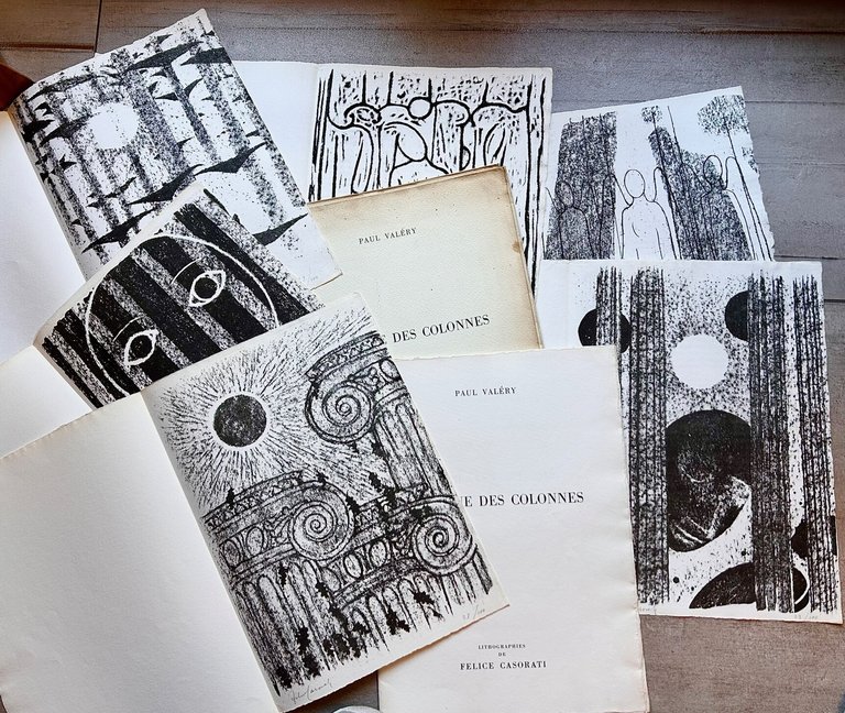 Cantique des Colonnes, suivi d'une traduction italienne de Mario Luzi. …