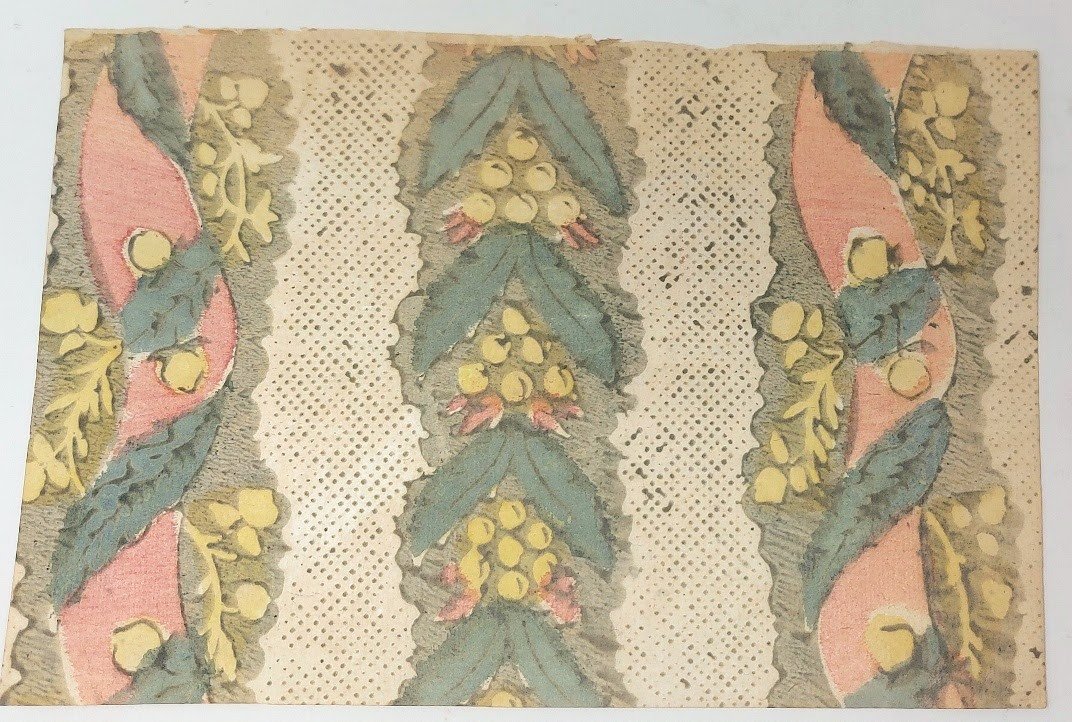 Carta a fiori settecentesca.