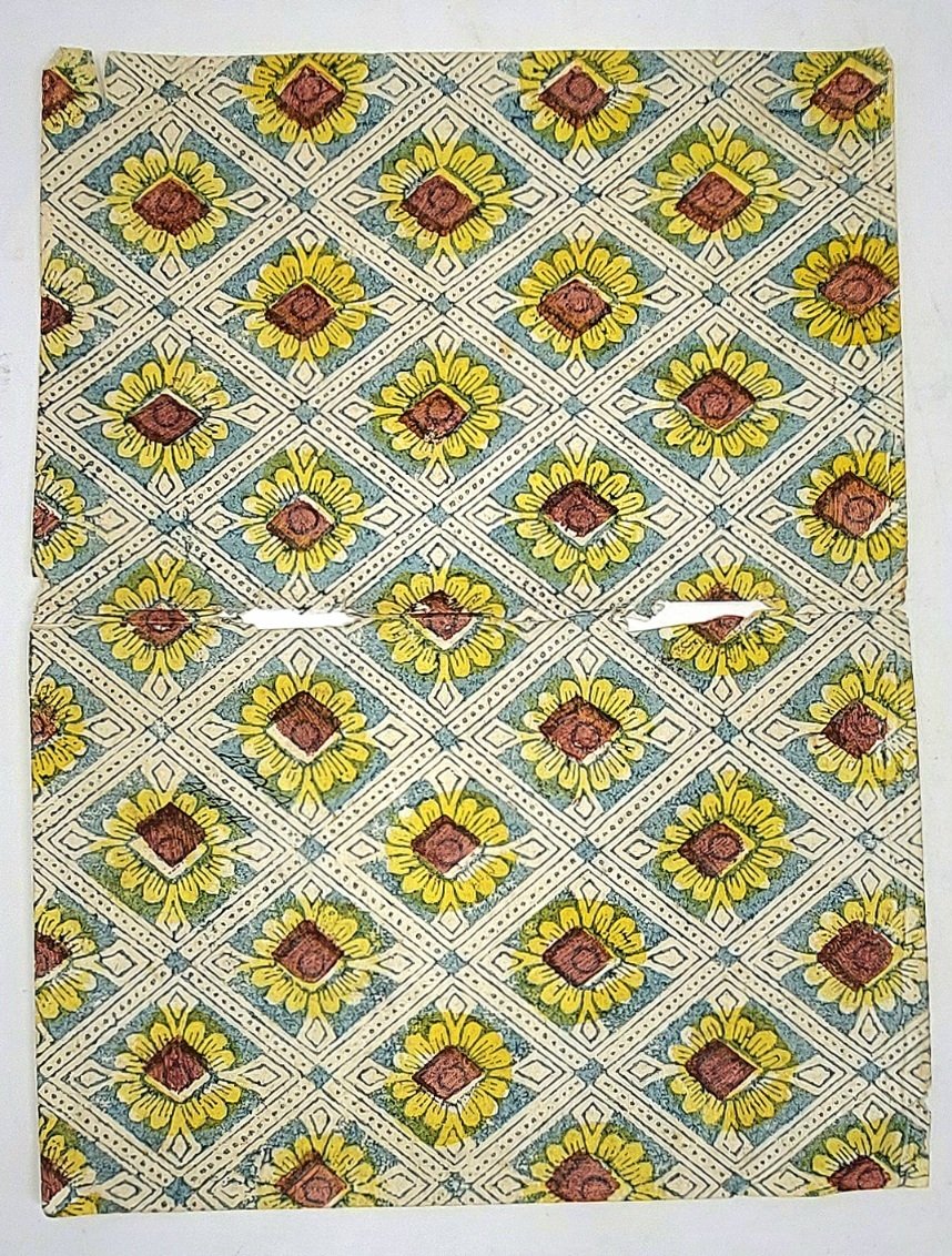 Carta a fiori settecentesca.