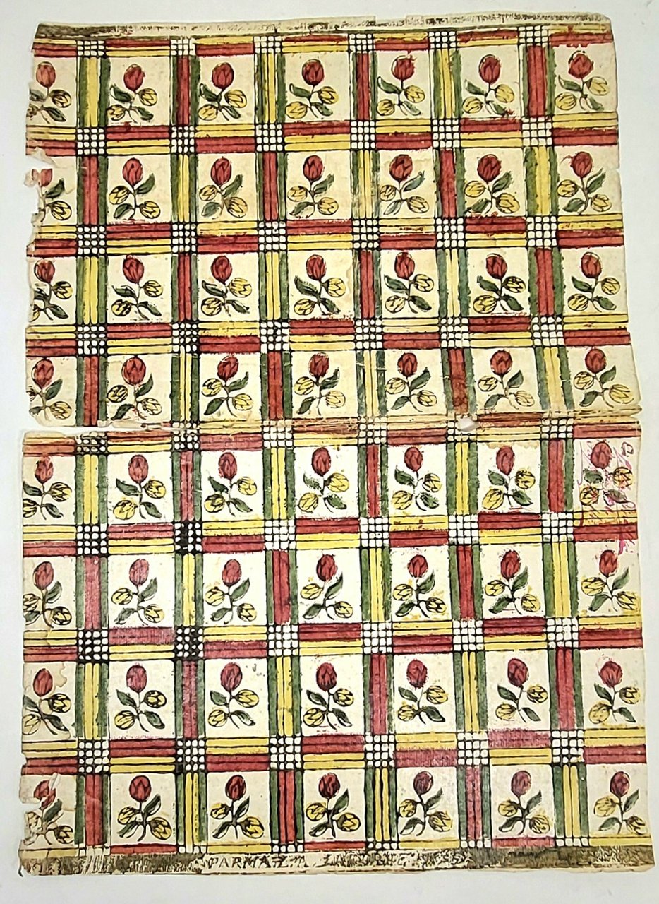Carta a fiori settecentesca.