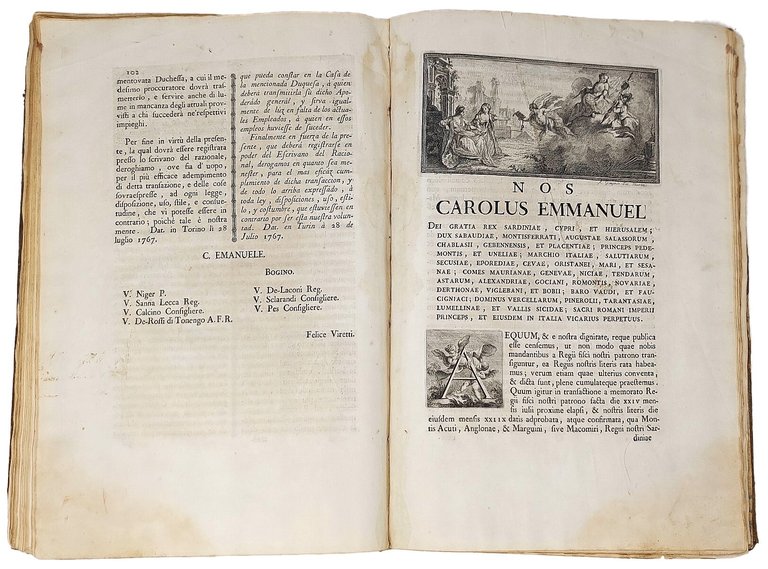 Carta Reale di S.M. che approva l'adeguamento tra il regio …