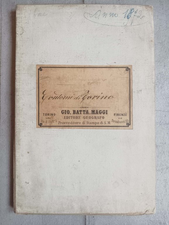Carta topografica dei contorni di Torino 1872