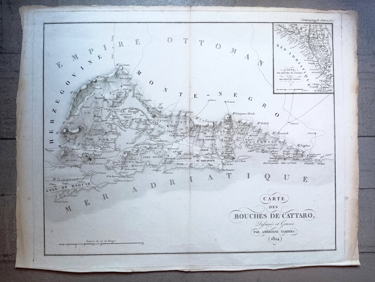 Carte des Bouches de Cattaro