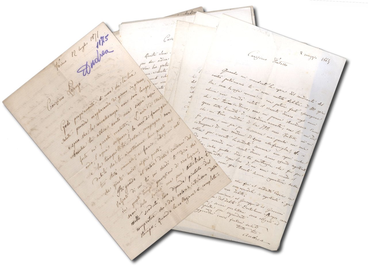 Carteggio di 11 l.a.f. dirette al fratello Lorenzo.