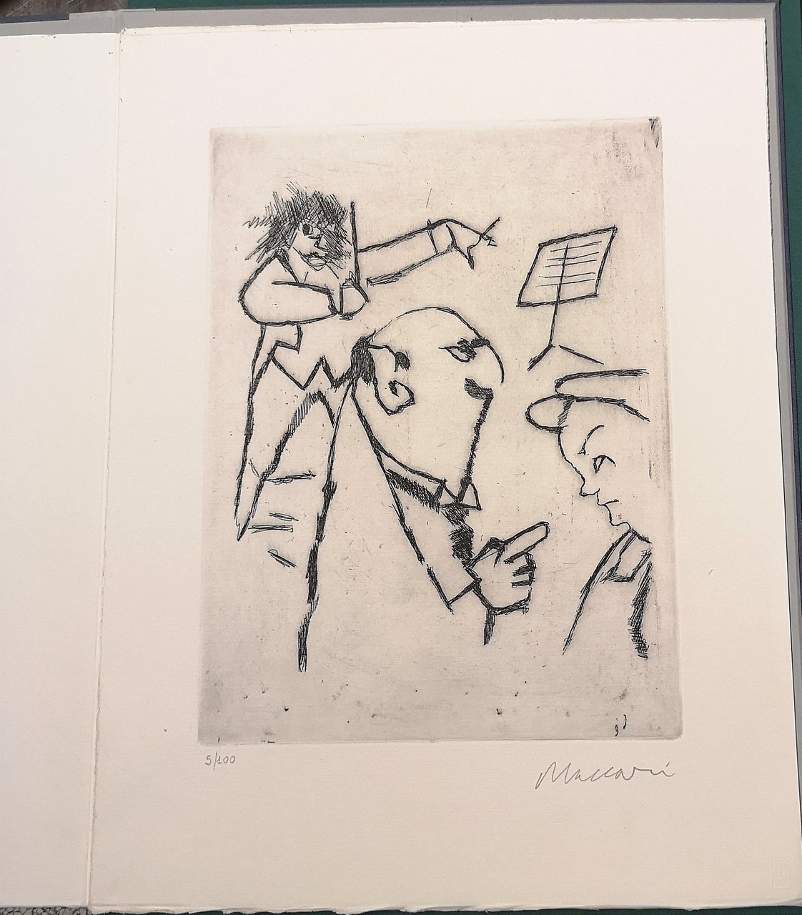 Cartella stampata a corredo del vol. &amp;ldquo;Un concerto per 120 …