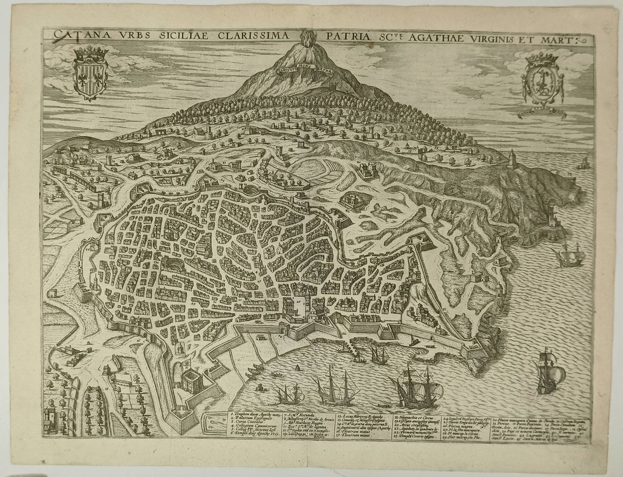 Catana - Urbs Siciliae clarissima patria Sc.te Agathae Virginis et …