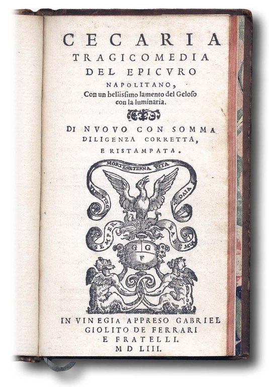 Cecaria. Tragicomedia del Epicuro napolitano,