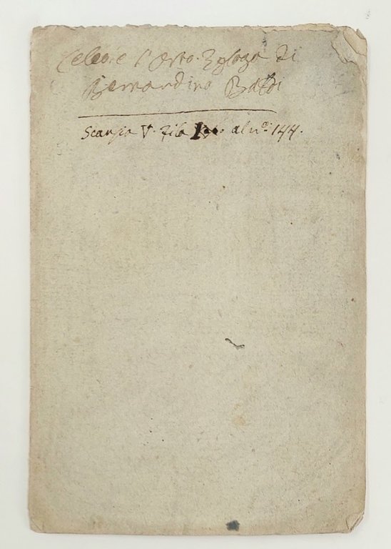 Celeo e l'orto. Egloga elegantissima&amp;nbsp;di Bernardino Baldi da Utino, Abate …