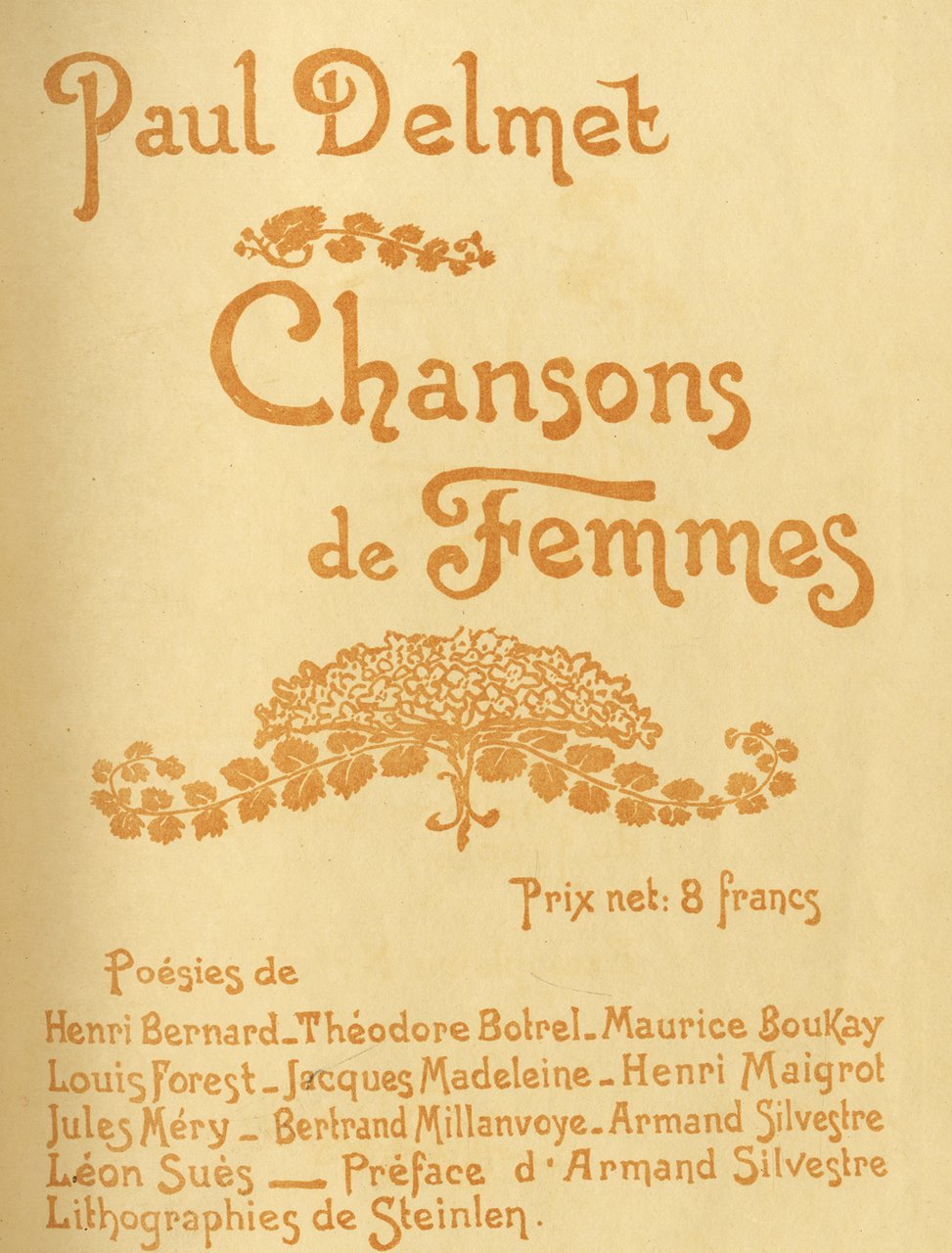 Chansons de Femmes: Poésies de Henry Bernard, Th. Botrel, Maurice …