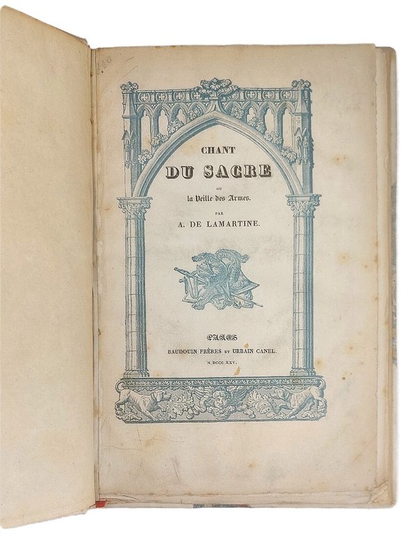Chant du Sacre ou la Veille des Armes.