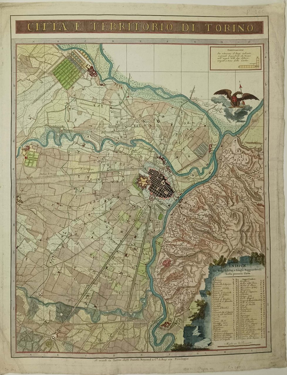 Citt&amp;agrave; e territorio di Torino