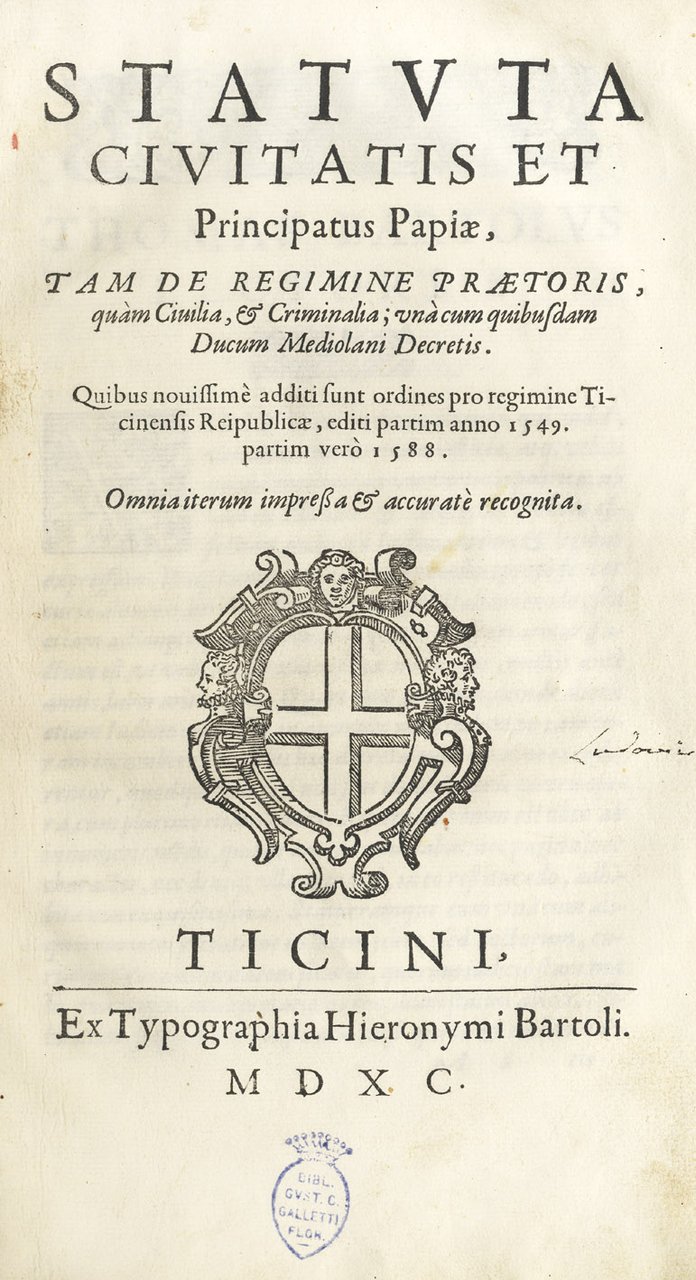 Civitatis et Principatus Papiae,