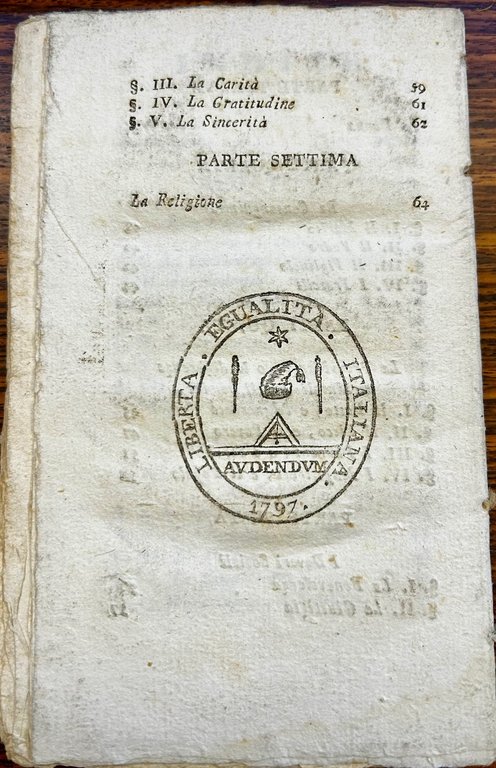 Codice di moral pratica republicana.