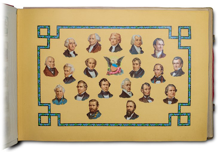 Collezione di piccole figure in cromolitografia, ad uso d&amp;eacute;coupage.