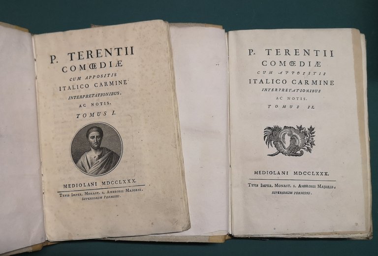 Comoediae, cum appositis Italico carmine interpretationisbus ac notis.