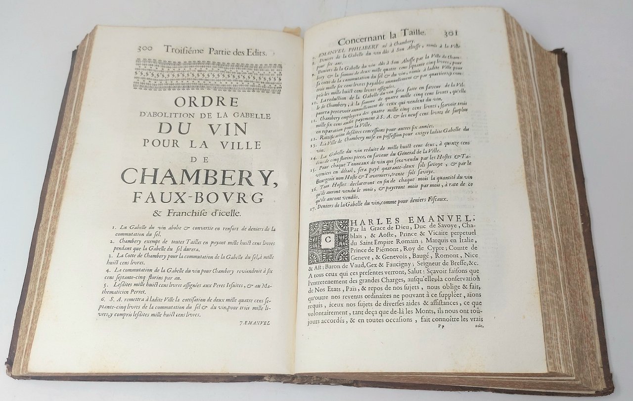 Compilation des Anciens Edits des Princes de al Royale Maison …