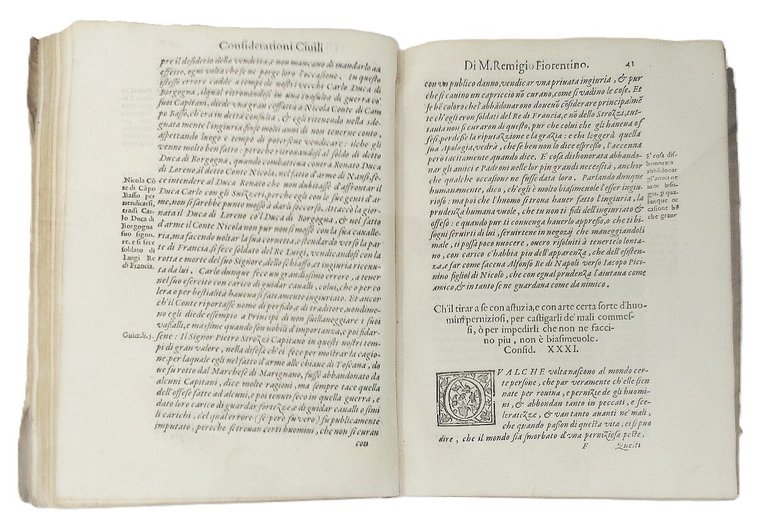 Considerationi civili sopra l'Historie di Francesco Guicciardini, e d'altri historici. … | Immagine Gallery 6