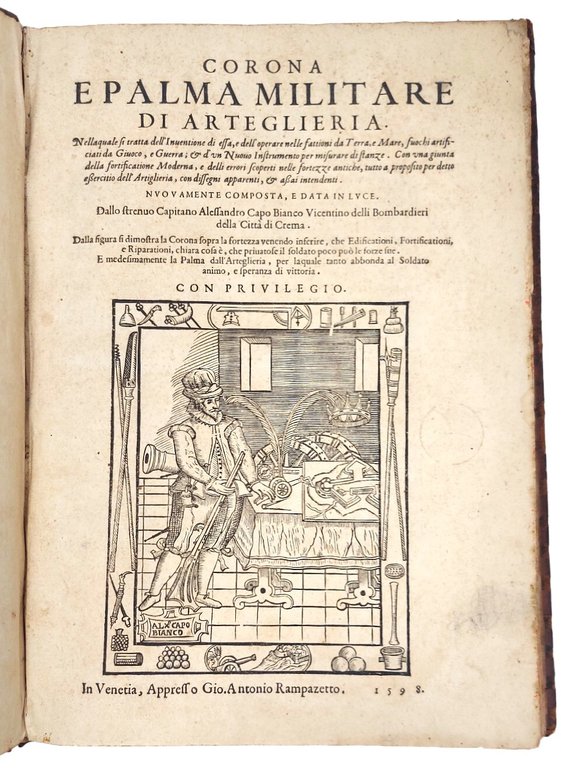 Corona e Palma Militare d'Artiglieria, nella quale si tratta dell'inventione …