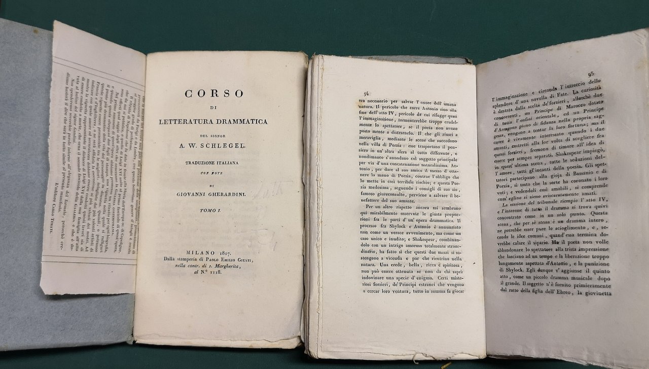 Corso di letteratura drammatica. Traduzione italiana con note di Giovanni …