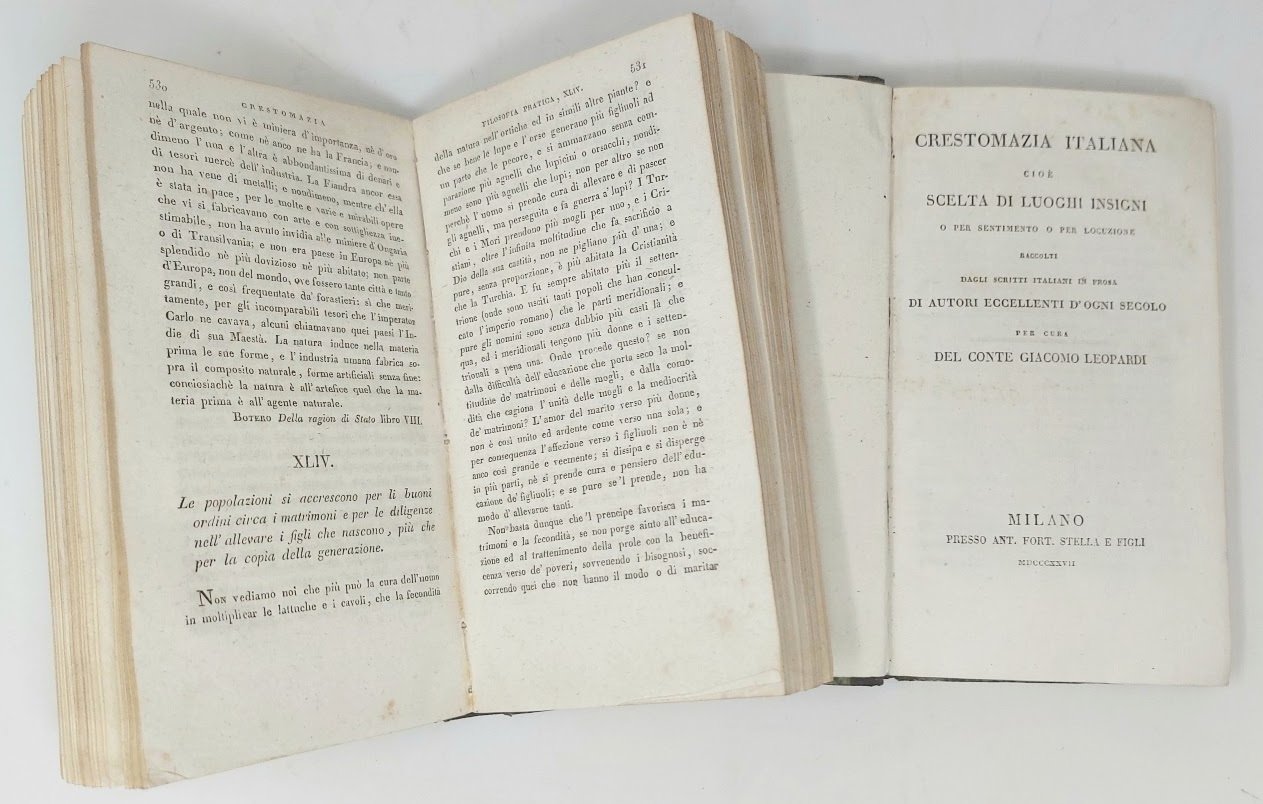 Crestomazia Italiana (in prosa) cio&amp;egrave; Scelta di Luoghi Insigni o …