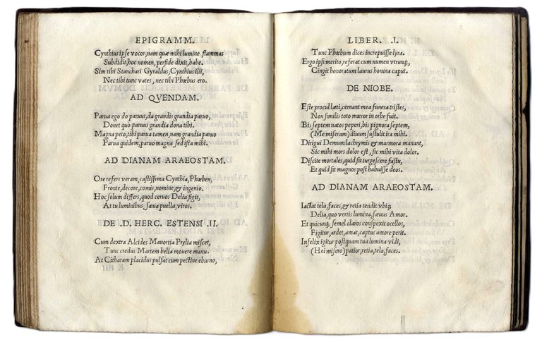 CYNTII IOANNIS BAPT. GYRALDI...Sylvarum liber unus. Epigrammaton libri duo. Eiusdem …