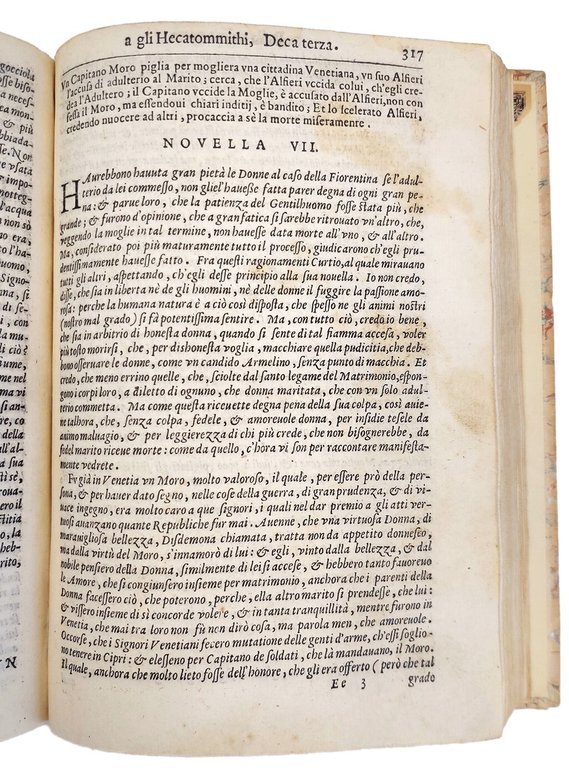 De gli Hecatommithi, di G.B. Giraldi Cintho nobile ferrarese. Parte … | Immagine Gallery 3