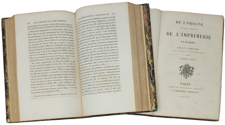 De l'origine et des D&amp;eacute;buts de l'Imprimerie en Europe, par …